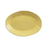 Marin Yellow 15.75"x11.25" Oval Platter