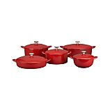 Mario Batali Red Bistro Pan/Dutch Ovens/Soup Pot
