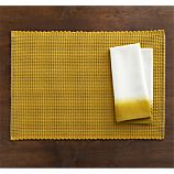 Mario Gold Placemat and Carmen Yellow Napkin