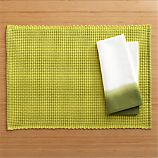 Mario Green Placemat and Carmen Green Napkin