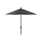 9' Round Charcoal Tilt Umbrella. (1.5"dia. black pole);