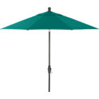 9' Round Harbor Blue Tilt Umbrella. (1.5"dia. black pole);