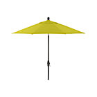 9' Round Sulfur Tilt Umbrella. (1.5"dia. black pole);