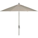 9' Round Sunbrella® Stone Umbrella with Charcoal Frame