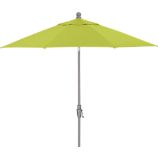 9' Round Sunbrella® Apple Umbrella with Silver Frame