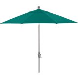 9' Round Sunbrella® Harbor Blue Umbrella with Silver Frame