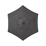 6' Round Sunbrella® Charcoal Umbrella Cover