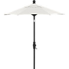 6' Round White Sand Tilt High Dining Umbrella. (1.5"dia. black pole);