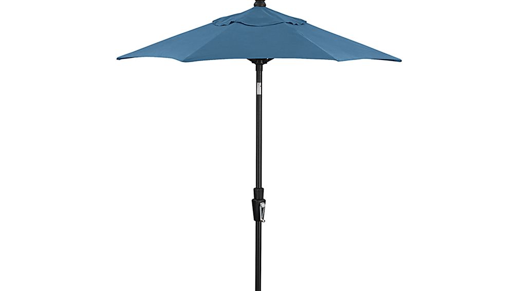 Rectangular Sunbrella 174 Turkish Tile Umbrella Canopy In Patio Umbrellas Crate And Barrel