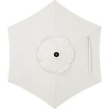 6' Round Sunbrella® White Sand Umbrella Cover