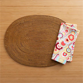 Marquesas Placemat and Octavio Natural Napkin