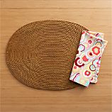 Marquesas Placemat and Octavio Natural Napkin
