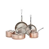 Mauviel M'heritage Copper 8-Piece Cookware Set