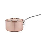 Mauviel M'Heritage Copper 2.7 qt. Saucepan with Lid