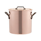 Mauviel M'Heritage Copper 11.7 qt. Stock Pot.