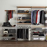 MAX Closet Chrome Modular Shelving Set