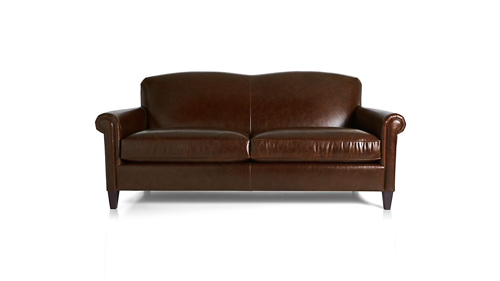 mcallister leather apartment sofa