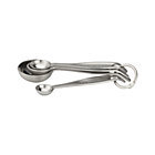 Set of four spoons: one each of 1/4 tsp., 1/2 tsp., 1 tsp. and 1 tbsp.