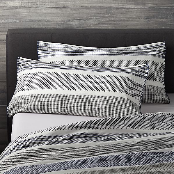 Set of 2 Medina King Pillow Shams Crate and Barrel