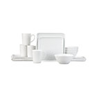 Mercer 16-Piece Set with Square Plates : four 4-piece place settings with square plates.