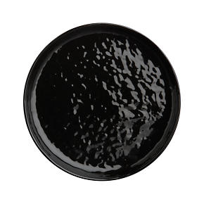Mercer Black Round Appetizer Plate