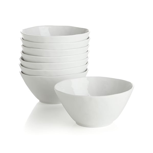 Set of 8 Mercer 6.25" Bowls | Crate and Barrel