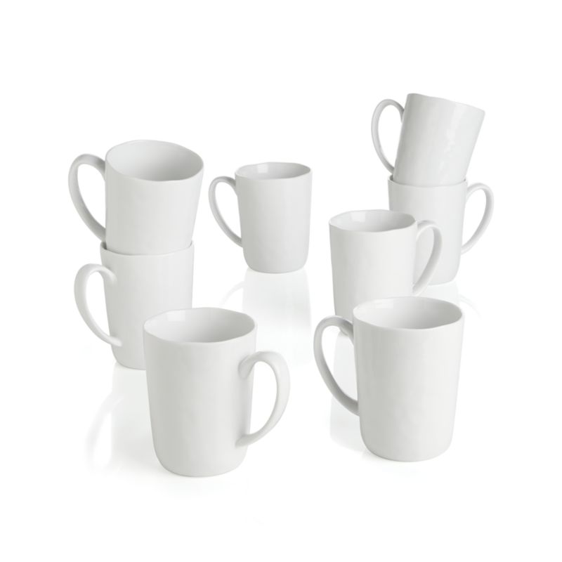 Set of 8 Mercer Mugs Crate and Barrel