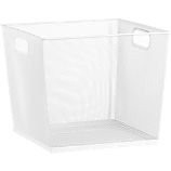 White Mesh Bin