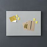 Mesh Silver Bulletin Board