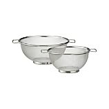 Set of 2 Mesh Colanders