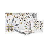 5-Piece Metallic Frost Plate and Platter Set