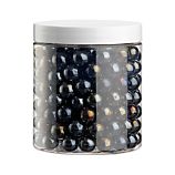Metallic Black Marbles