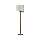 Metro II Nickel Floor Lamp.