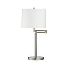 Metro II Nickel Table Lamp.