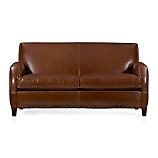Metropole Leather Loveseat