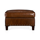 Metropole Leather Ottoman