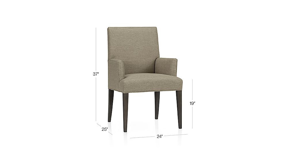 Miles Arm Chair Fennel Crate and Barrel