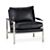 MiloLoungeChairBlack3QF12