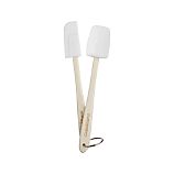 2-Piece Mini Silicone Spatula-Spoon Set