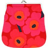 Marimekko Mini Unikko Keskikokoinen Kukkaro Red Coin Purse
