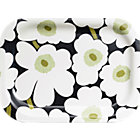 White and Black Tray. 11"Wx8"D