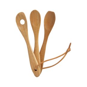 3-Piece Mini Bamboo Spoon Set 3-Piece Mini Bamboo Spoon Set