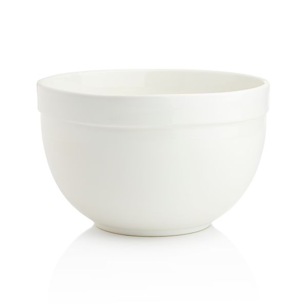 Large White Mixing Bowl