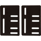 Modi-Plate Kit (for attachment of our headboards to non–Crate and Barrel bed frames). Each plate measures
