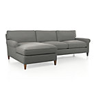 Montclair 2-Piece Sectional Sofa (Right Arm Apartment Sofa, Left Arm Chaise)