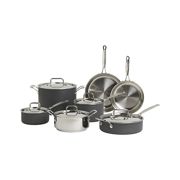 Cuisinart ® MultiClad Unlimited ™ 12Piece Cookware Set Crate and Barrel