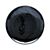 MuranoBlackDinnerPlateF8