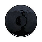 Murano Black Salad Plate.
