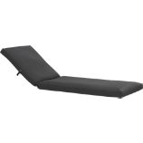 Newport Sunbrella® Charcoal Chaise Lounge Cushion