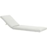 Newport Sunbrella® White Sand Chaise Lounge Cushion